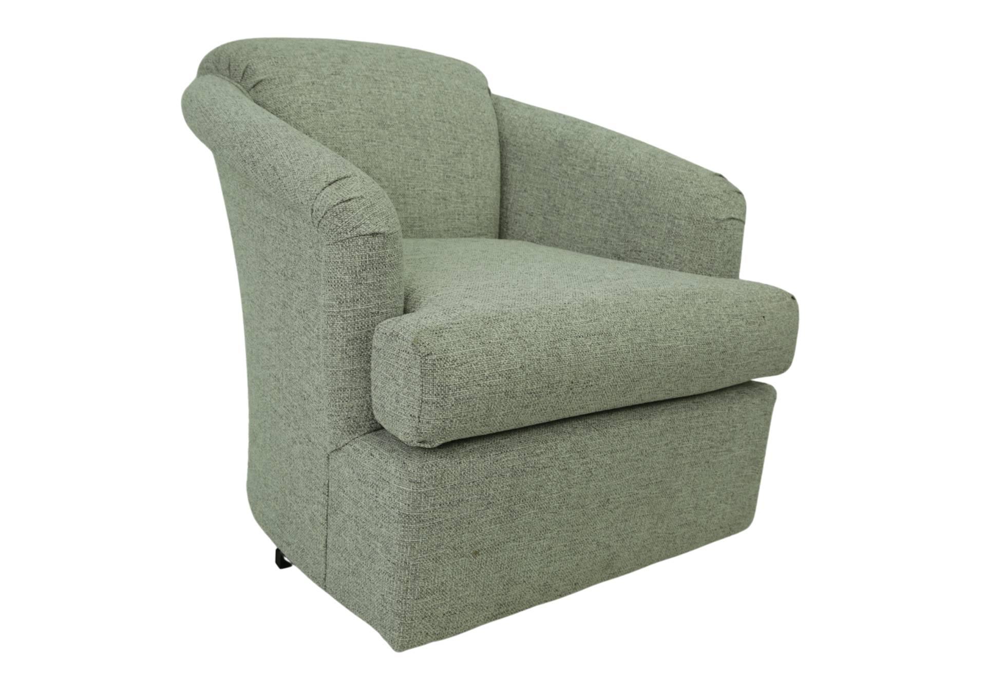 CASS HEATHER SWIVEL BARREL CHAIR,BEST CHAIRS INC