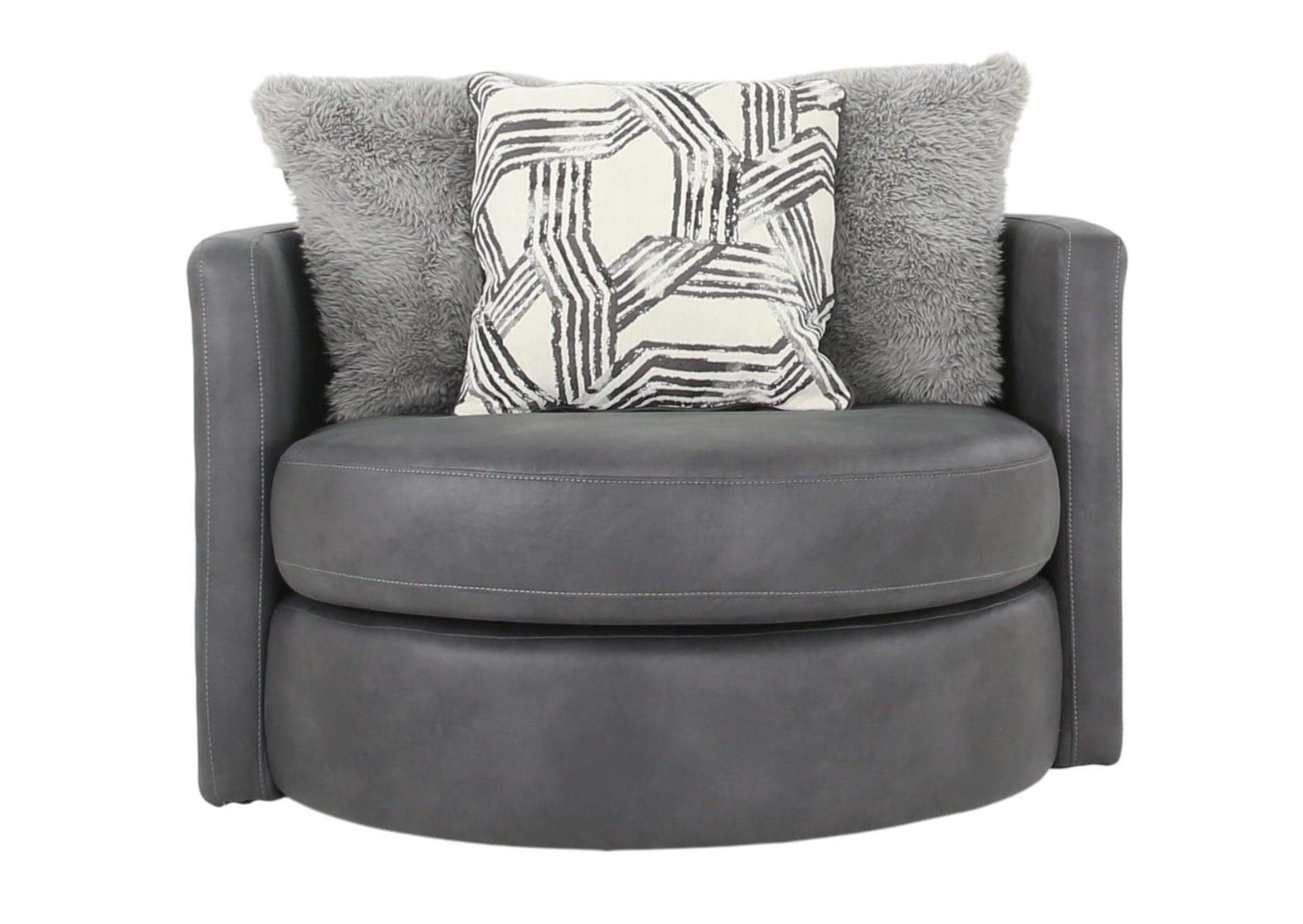 CROW PEWTER SWIVEL CHAIR,ALBANY INDUSTRIES, INC.