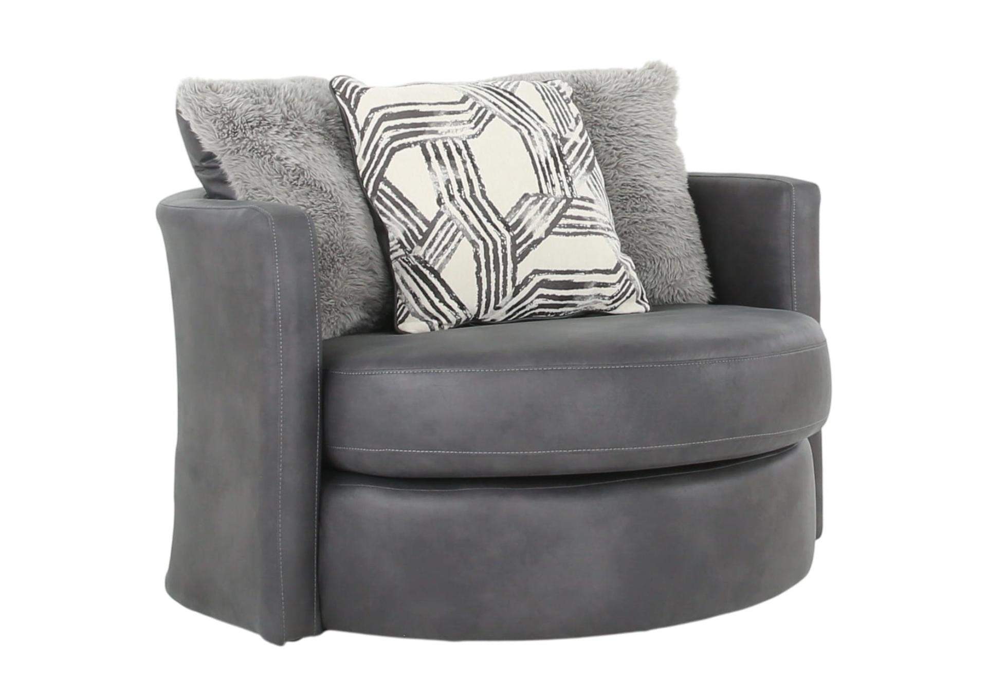 CROW PEWTER SWIVEL CHAIR,ALBANY INDUSTRIES, INC.