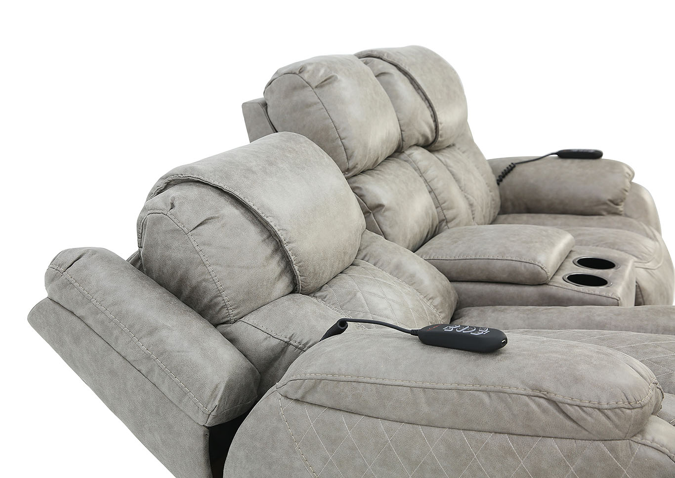 CASON MUSHROOM 3P POWER LOVESEAT WITH CONSOLE,HOMESTRETCH