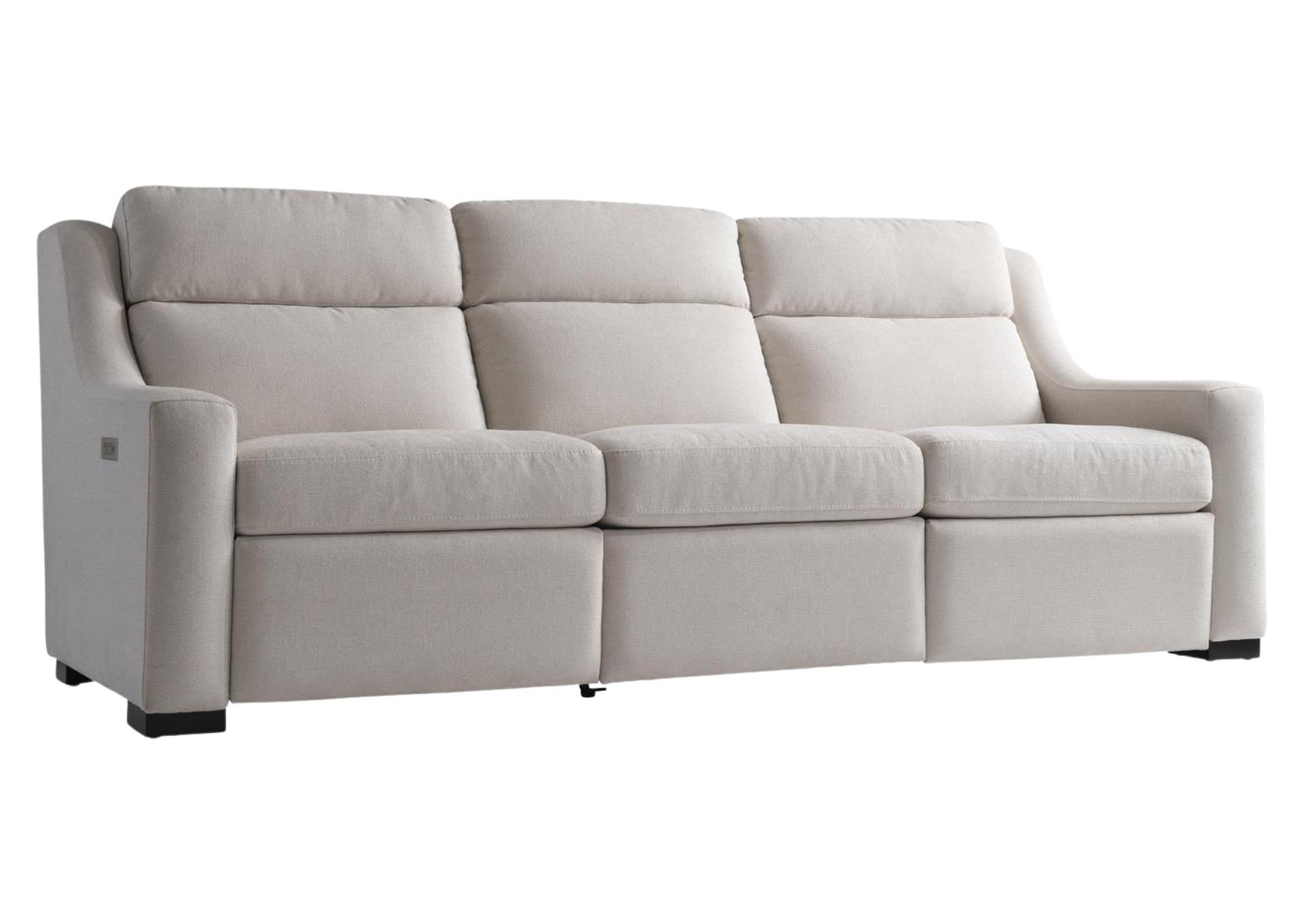 GERMAIN CREAM POWER RECLINING SOFA,BERNHARDT