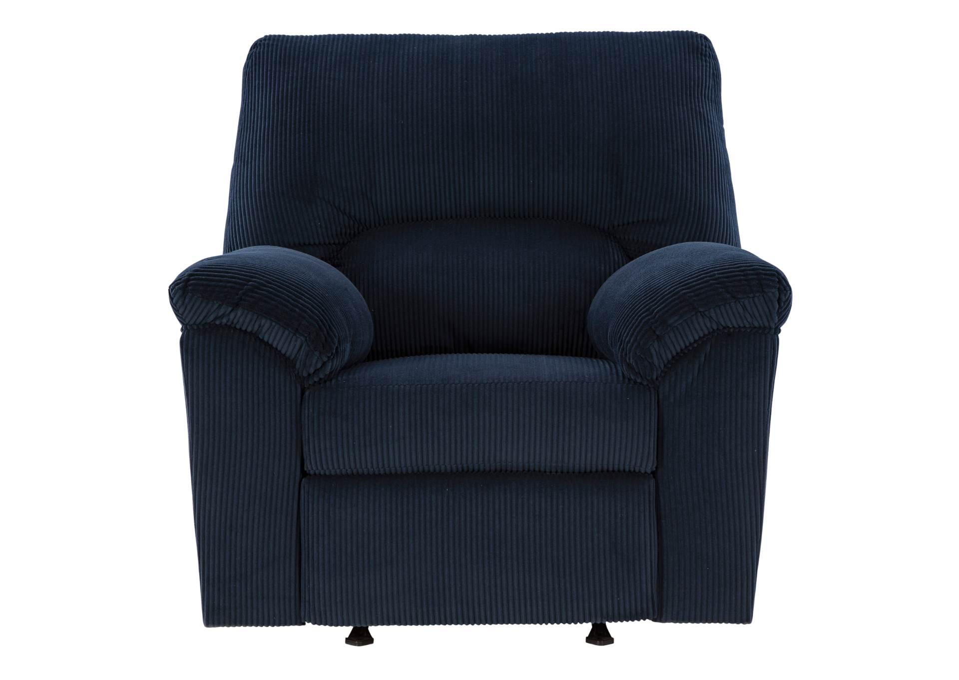 SIMPLEJOY NAVY RECLINER,ASHLEY FURNITURE INC.