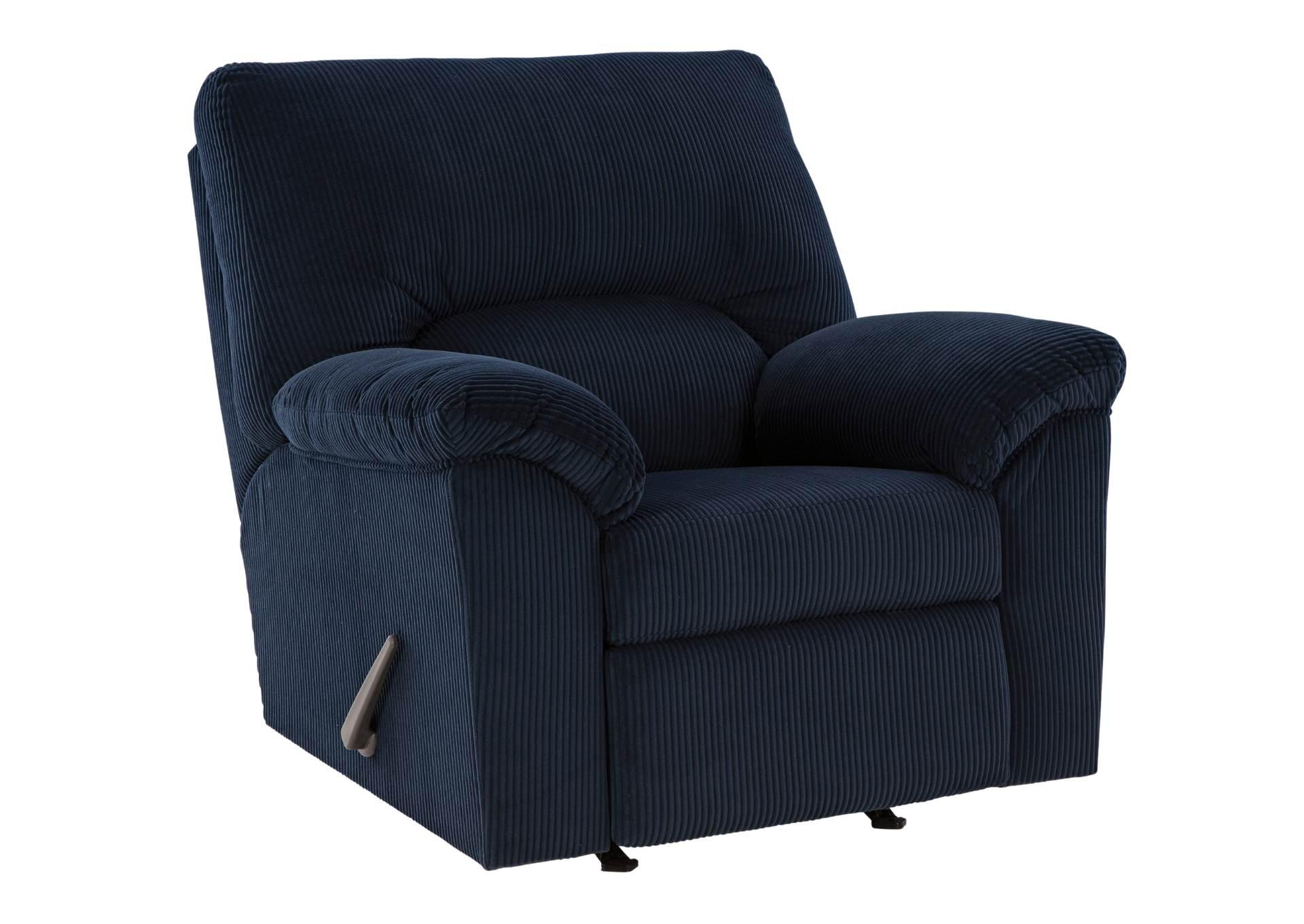 SIMPLEJOY NAVY RECLINER,ASHLEY FURNITURE INC.