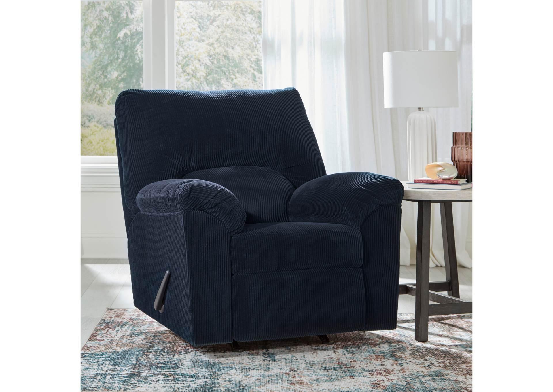 SIMPLEJOY NAVY RECLINER,ASHLEY FURNITURE INC.