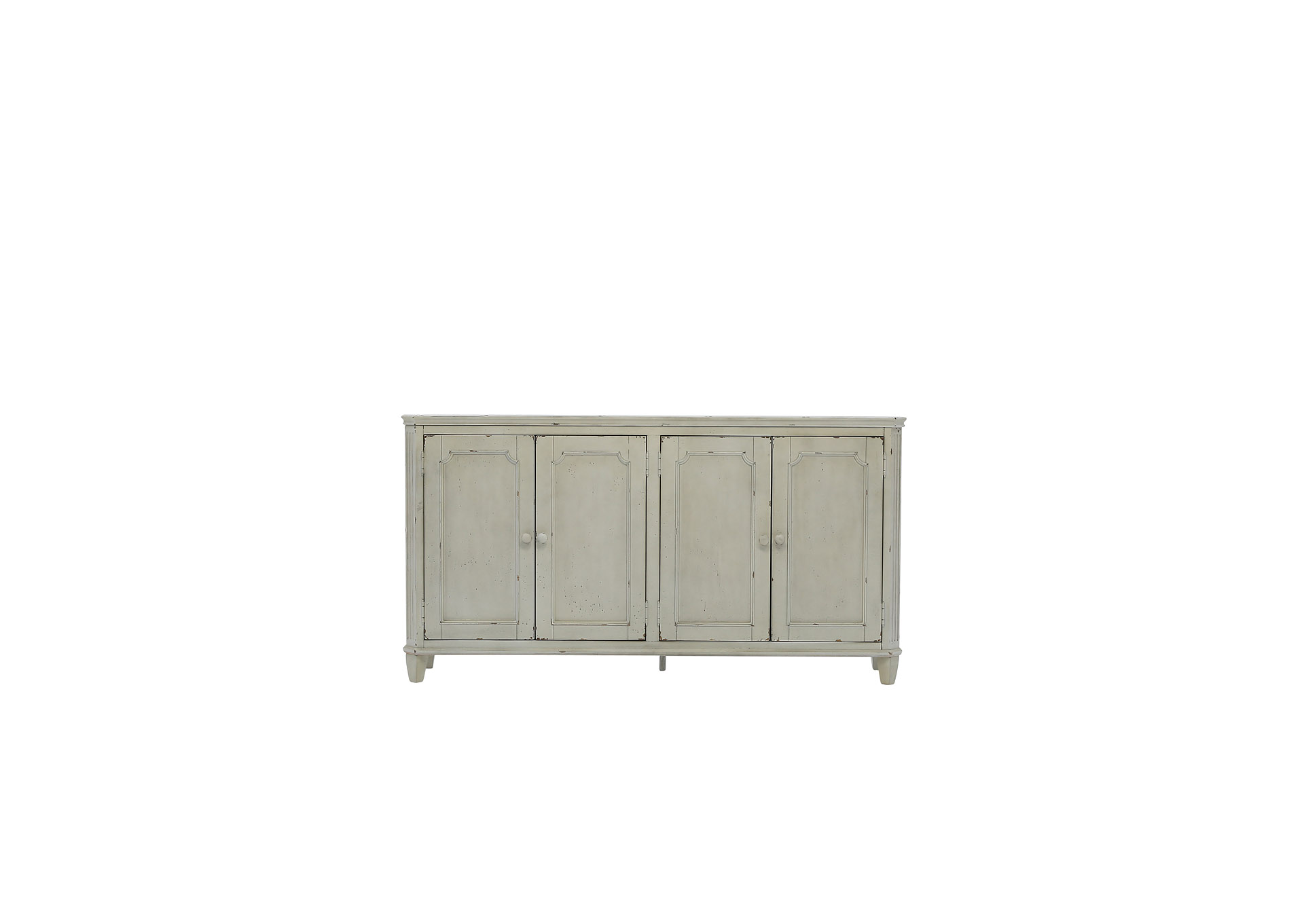Mirimyn Antique White Door Accent Cabinet Ivan Smith Furniture