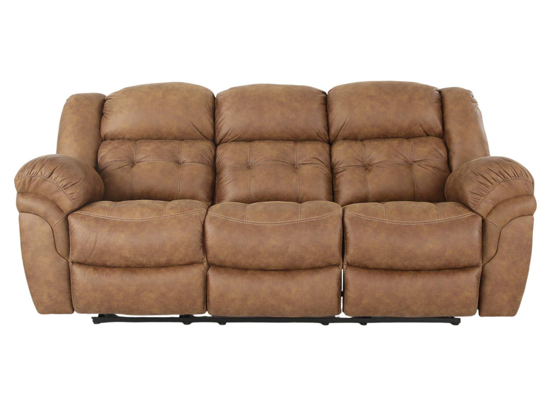 HAYGEN ALMOND RECLINING SOFA,HOMESTRETCH