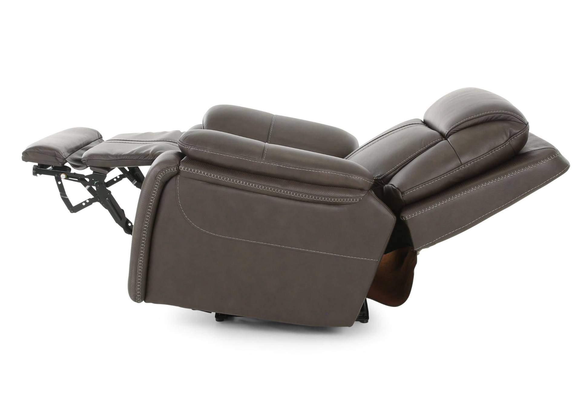 XARA EARTH LEATHER POWER RECLINER,MOTM