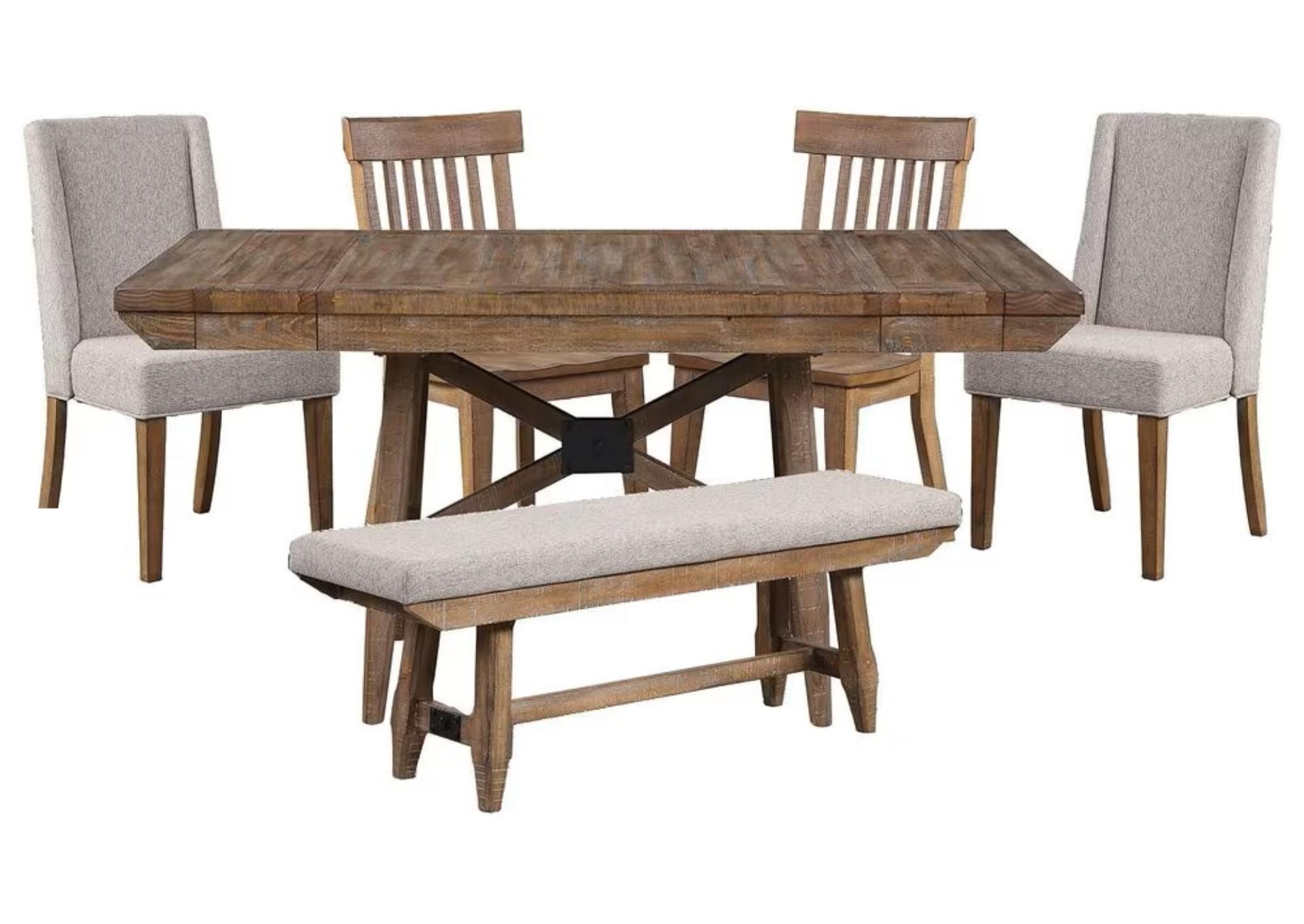 RIVERDALE 6 PIECE DINING TABLE SET