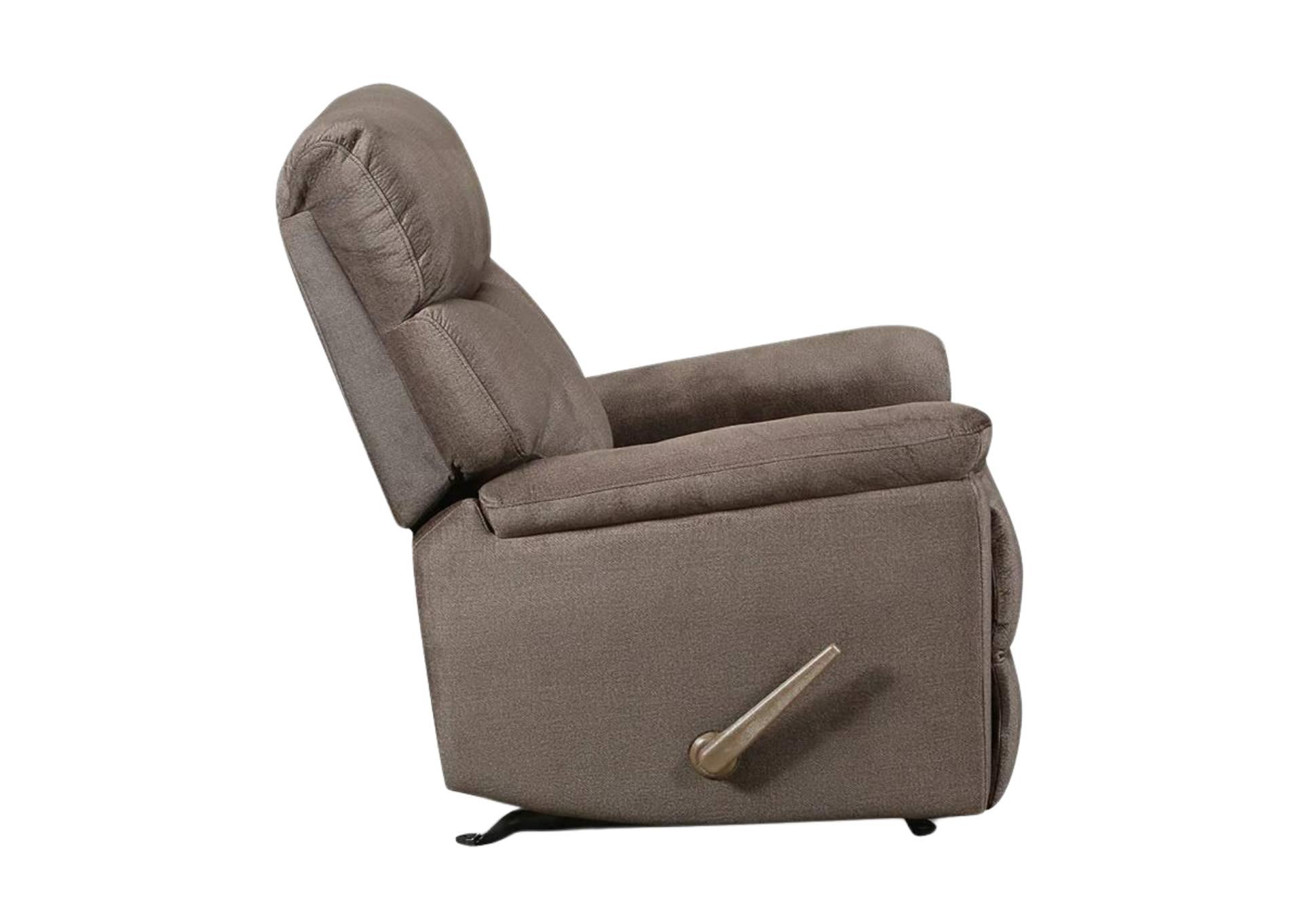 BROOKWOOD CHOCOLATE GLIDER RECLINER,WASHINGTON FURNITURE