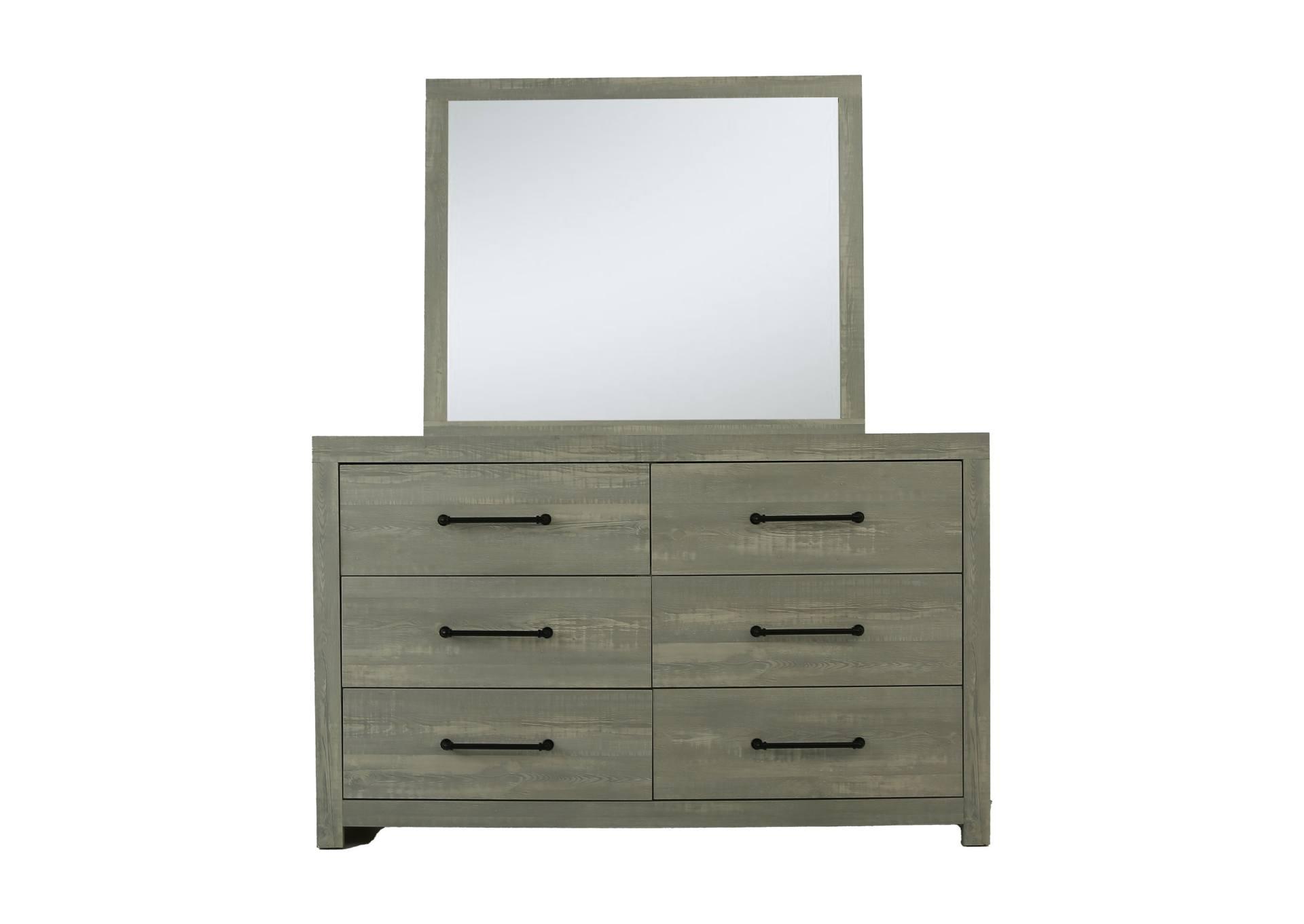 AMESBURY DRESSER AND MIRROR,LIFESTYLE FURNITURE