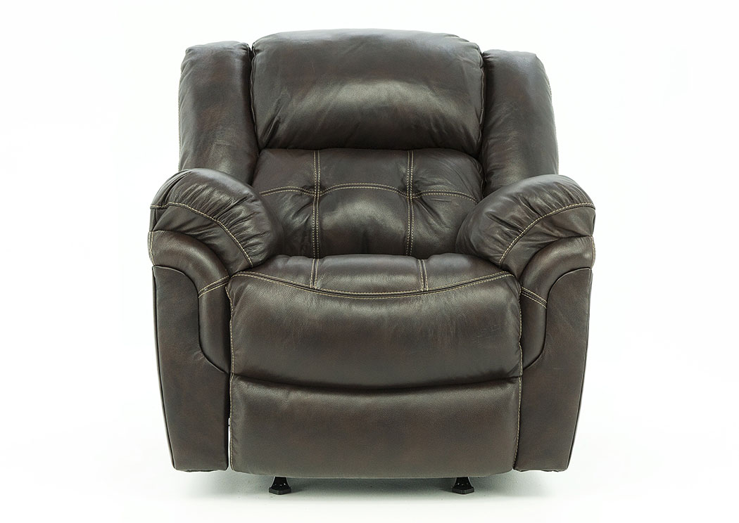 HUDSON CHOCOLATE LEATHER 1P POWER RECLINER,HOMESTRETCH