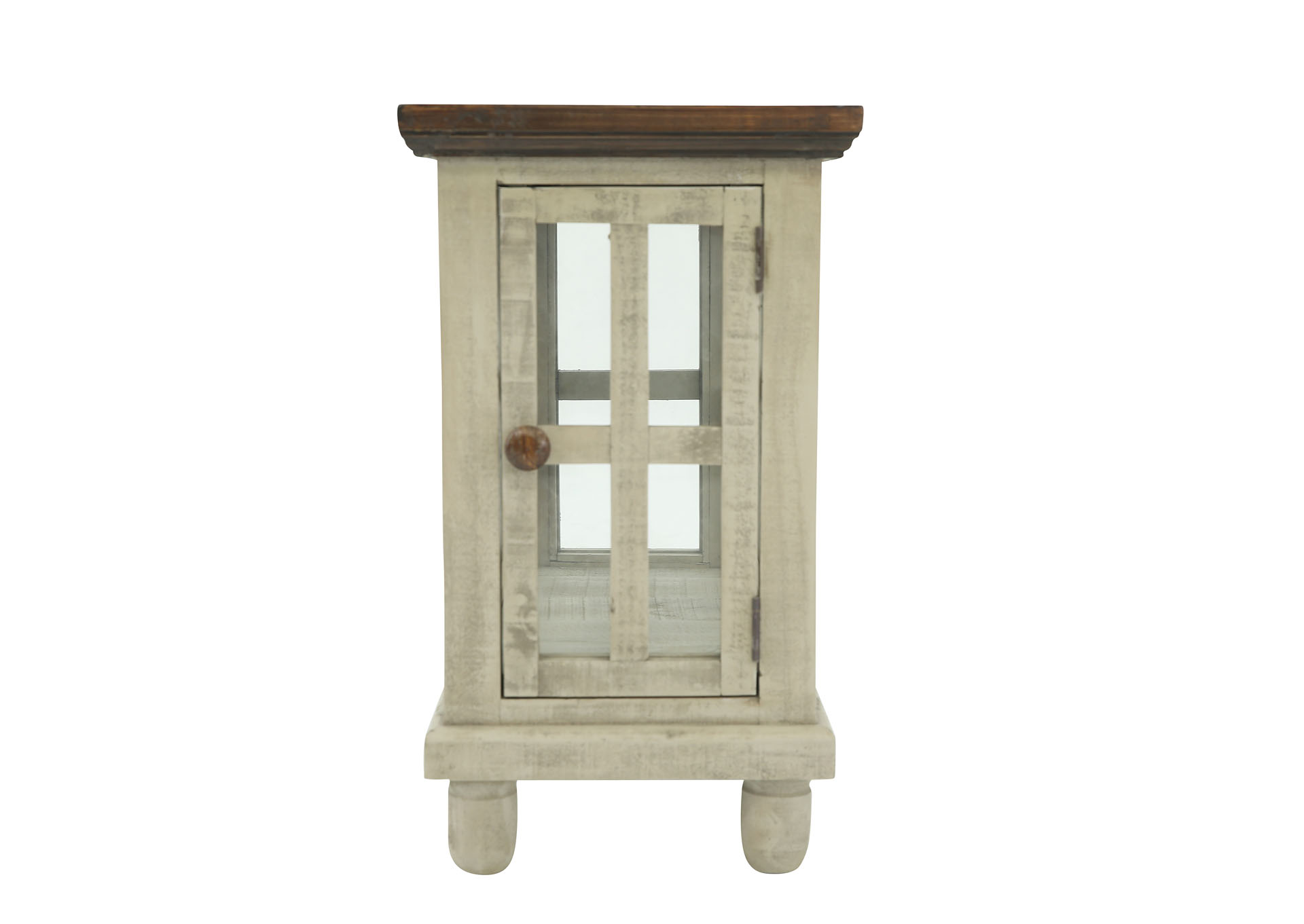LANTERN GRAY/TOBACCO ACCENT TABLE,ARDENT HOME