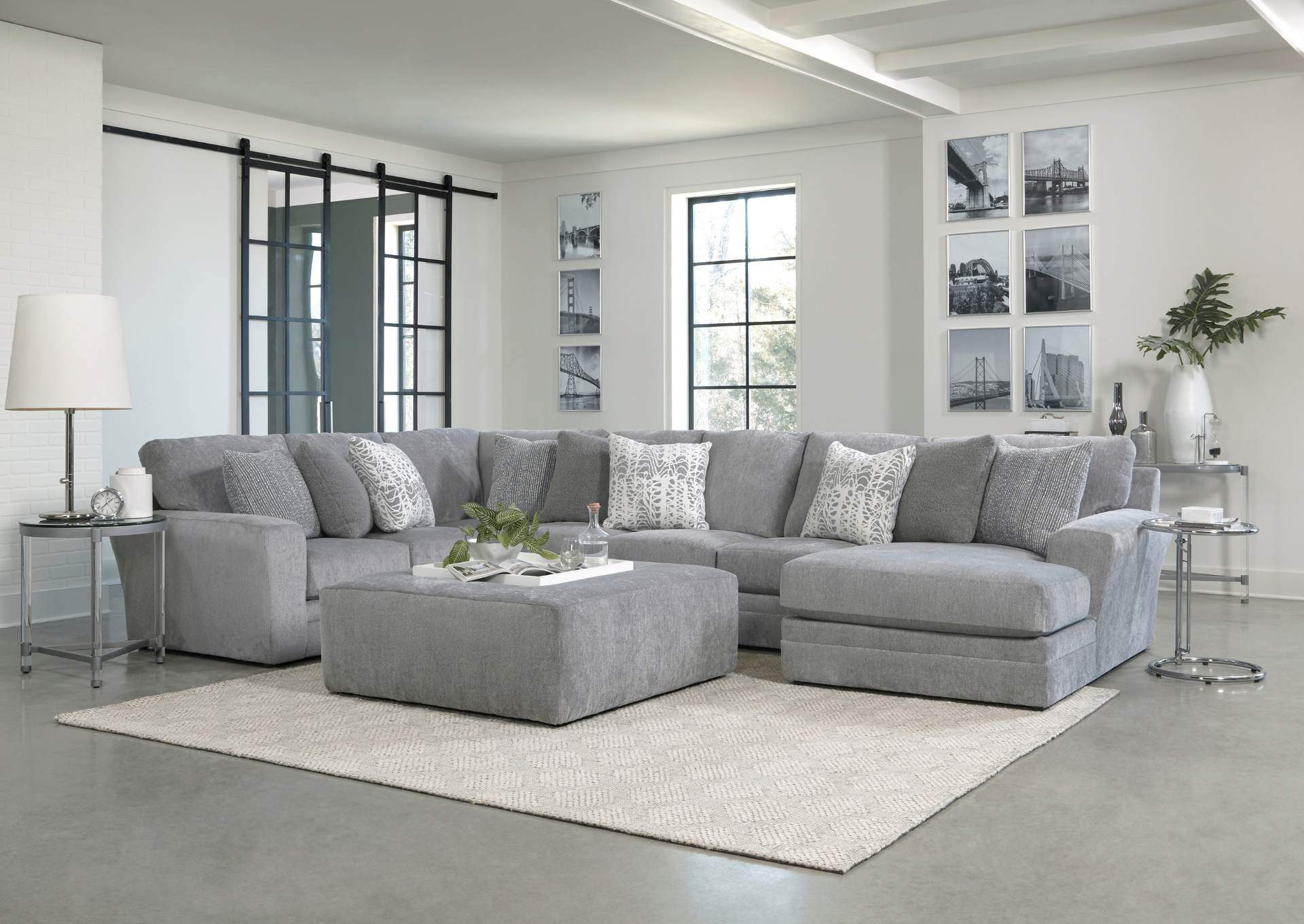 BERKSHIRE SHARK 3 PIECE SECTIONAL,JA06