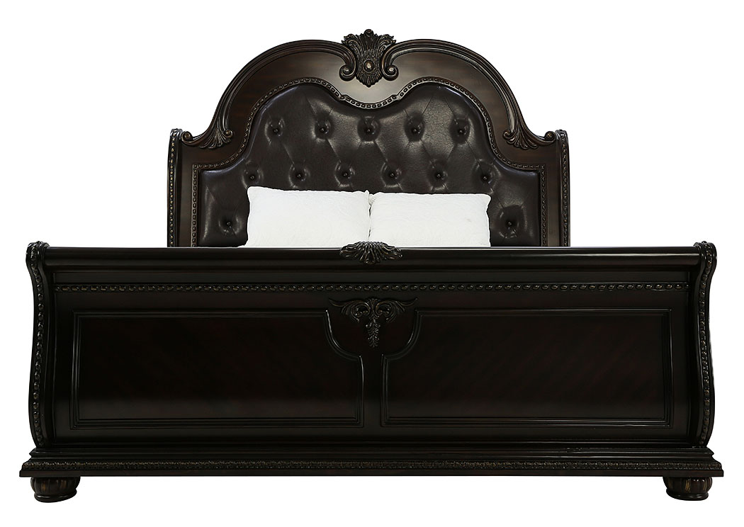 STANLEY CHERRY KING BED,CROWN MARK INT.