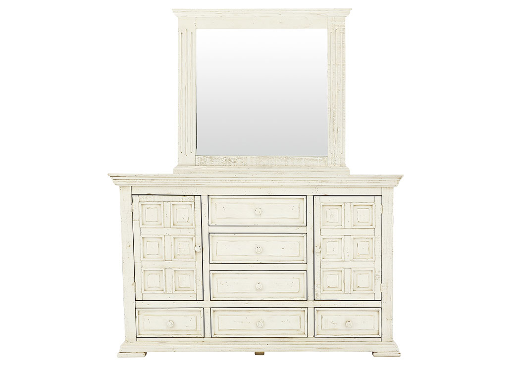 Terra White Dresser And Mirror Ivan, White Dresser Mirror Set
