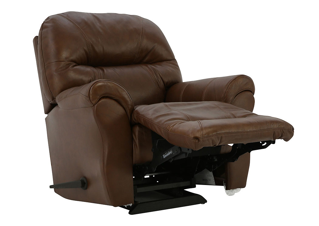 BODIE CAMEL ITALIAN LEATHER RECLINER,BEST CHAIRS INC