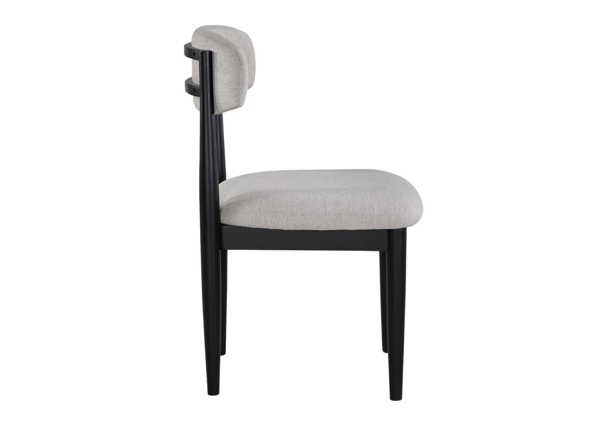 MAGNOLIA BLACK SIDE CHAIR,STEVE SILVER COMPANY