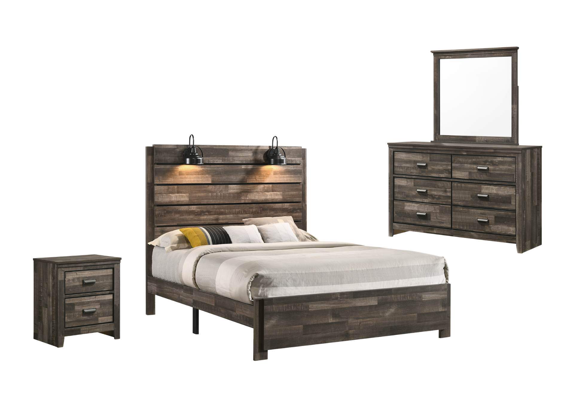 CARTER QUEEN BEDROOM,CROWN MARK INT.