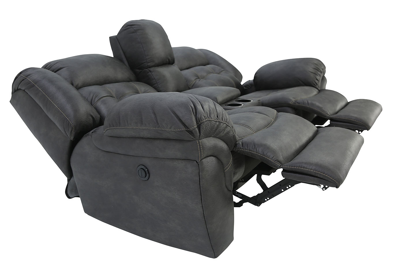 HAYGEN CHARCOAL 1P POWER LOVESEAT WITH CONSOLE,HOMESTRETCH