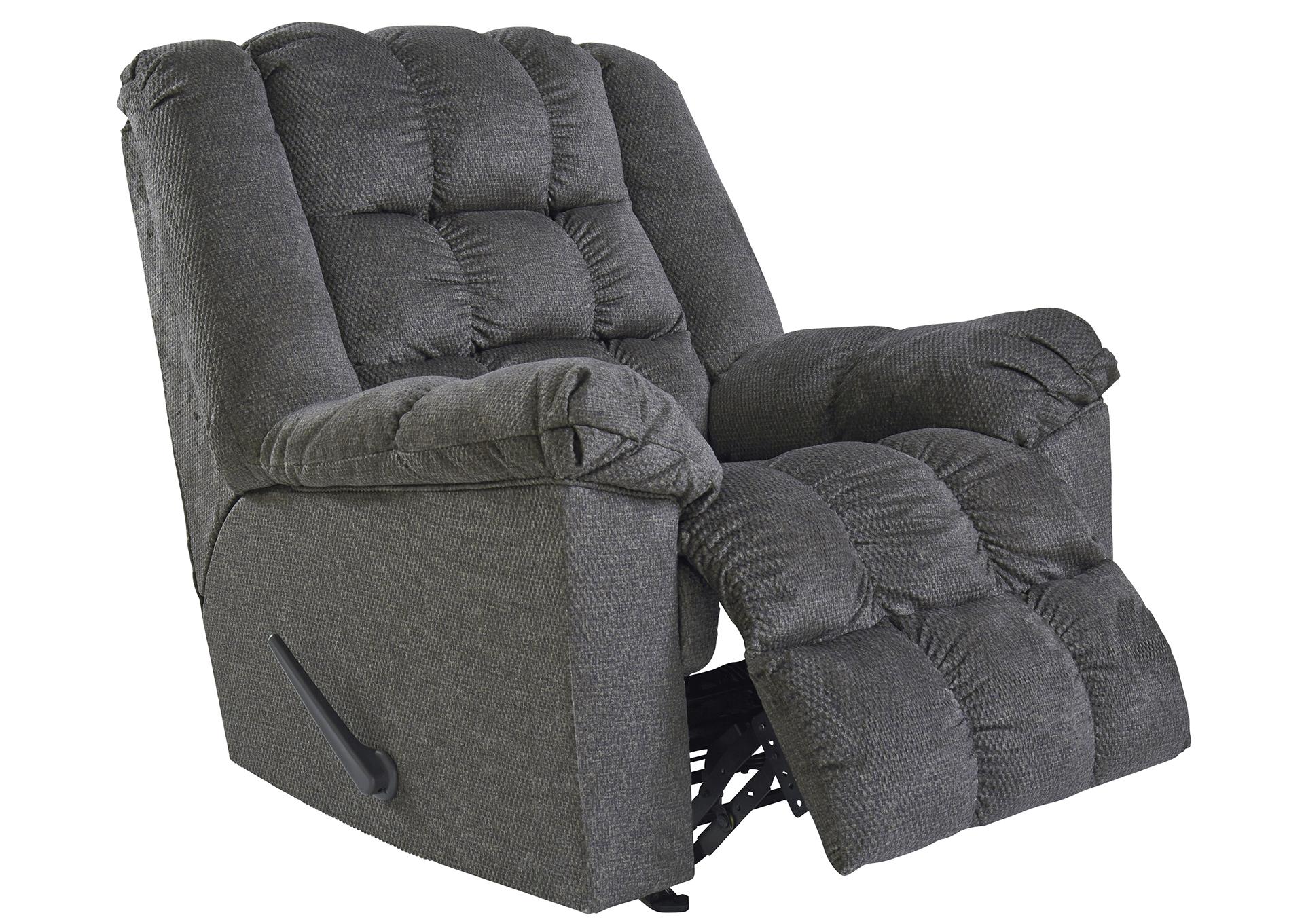 DRAKESTONE CHARCOAL ROCKER RECLINER,ASHLEY FURNITURE INC.