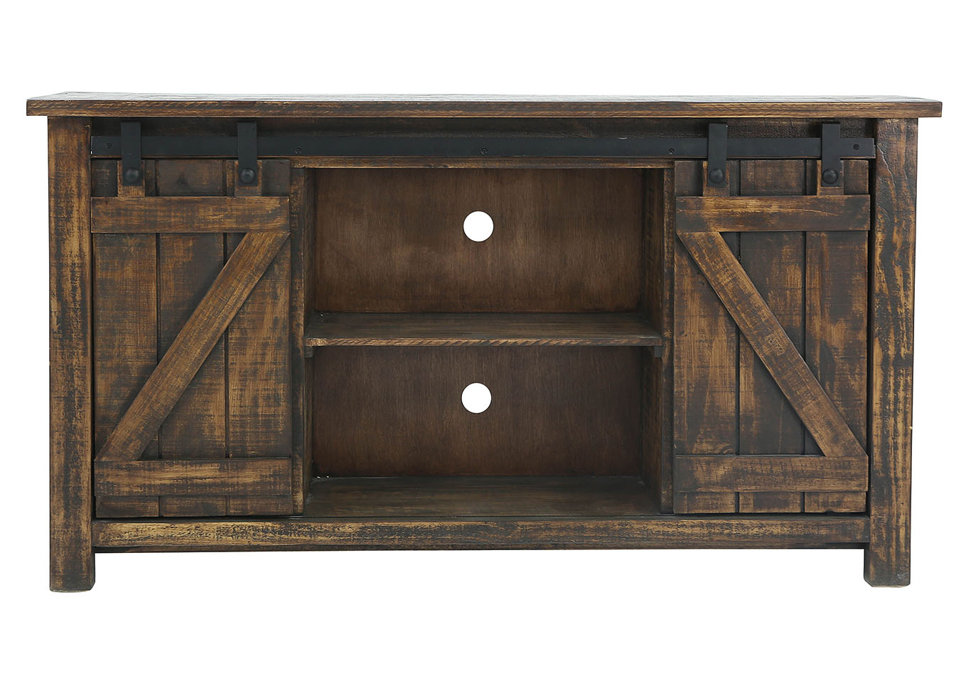 STERLING TOBACCO BARN DOOR MEDIA CONSOLE,ARDENT HOME