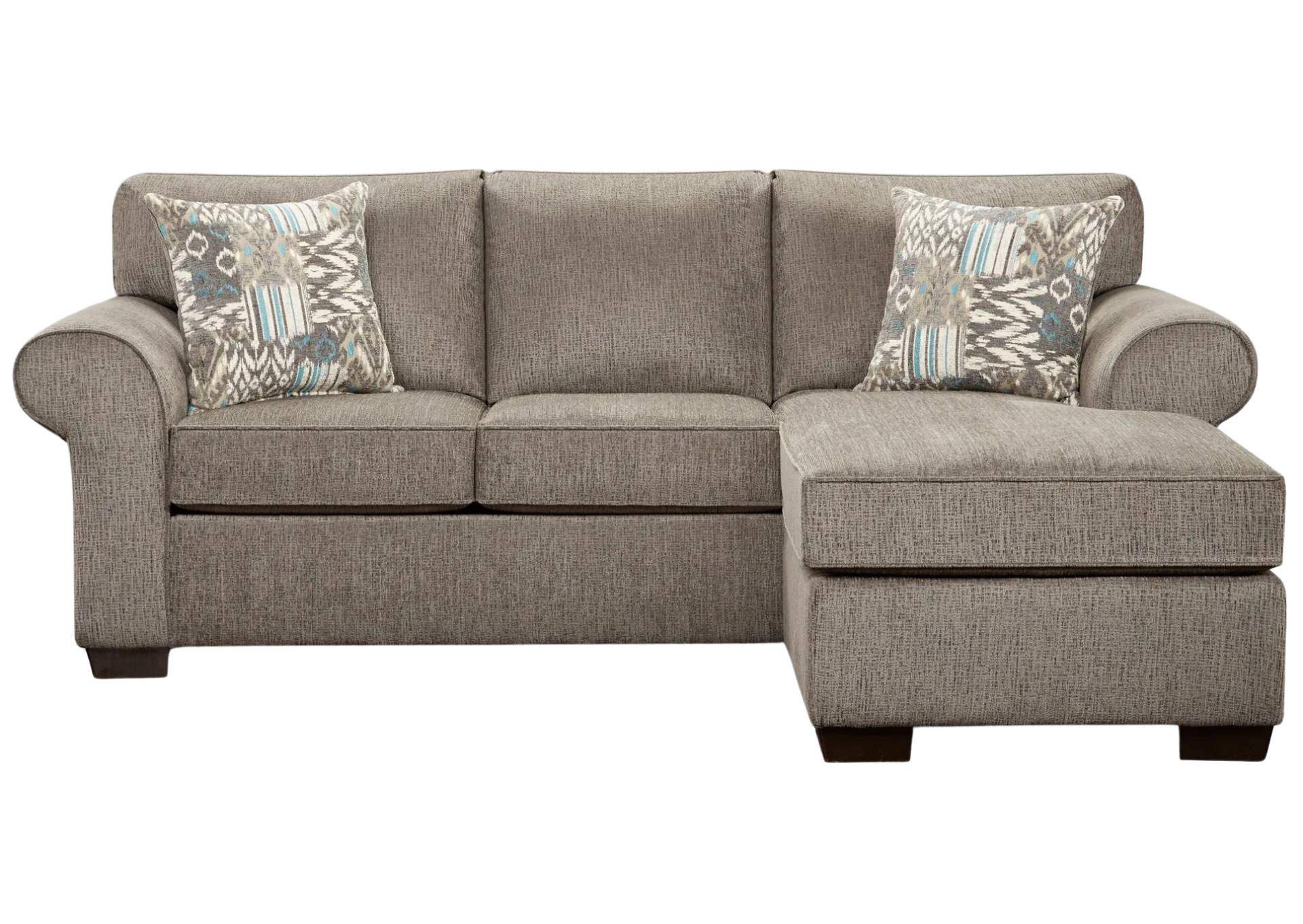 MARCEY NICKEL 2 PIECE SECTIONAL