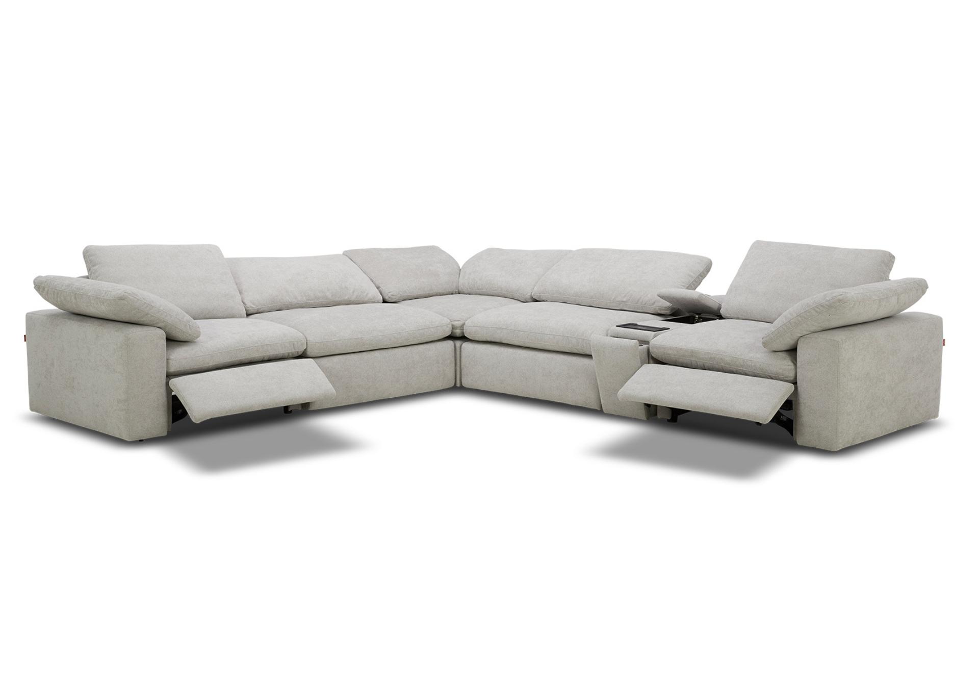 EVERETT DOVE 6 PIECE POWER SECTIONAL,KUKA