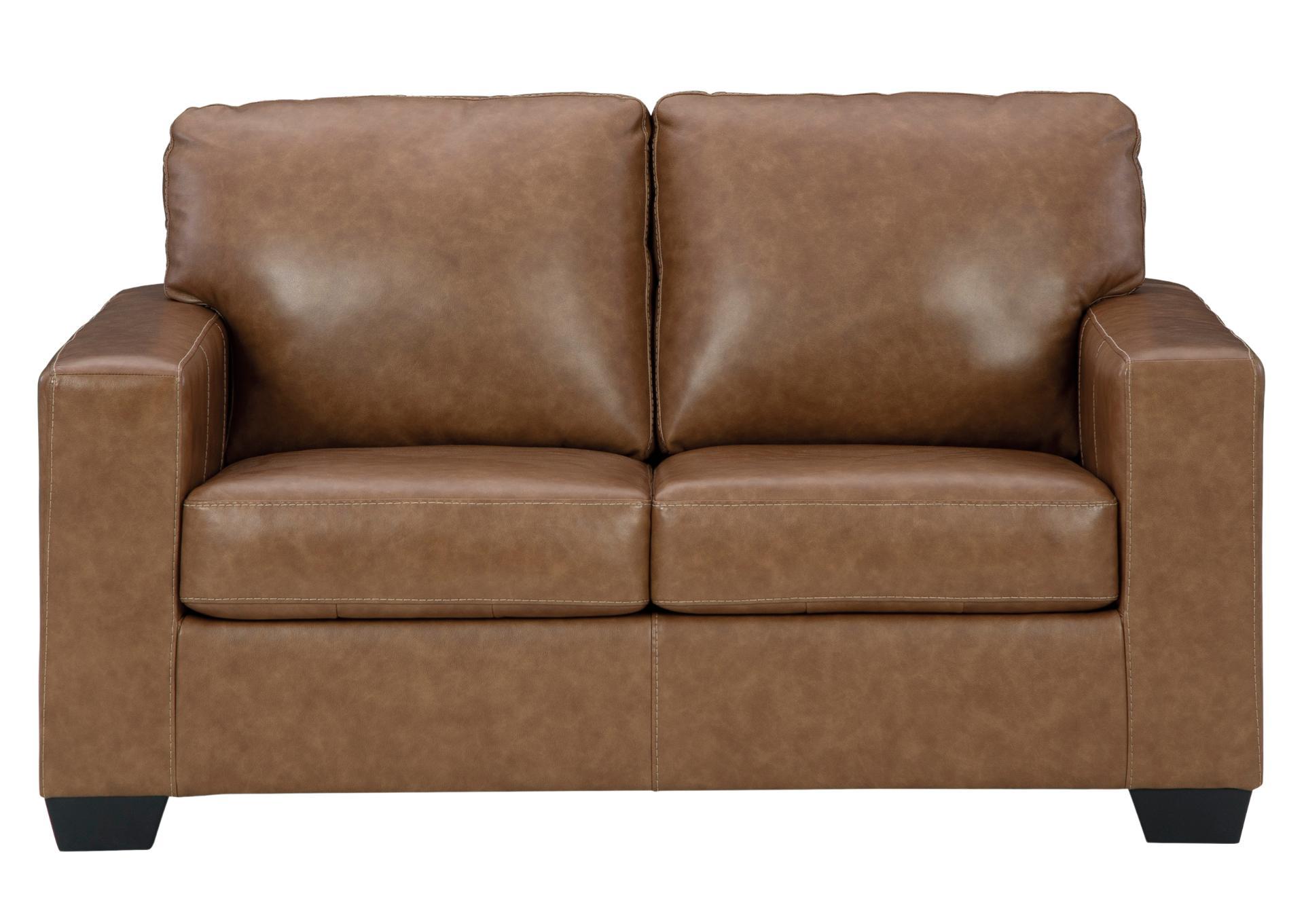 BOLSENA CARAMEL LEATHER LOVESEAT,ASHLEY FURNITURE INC.