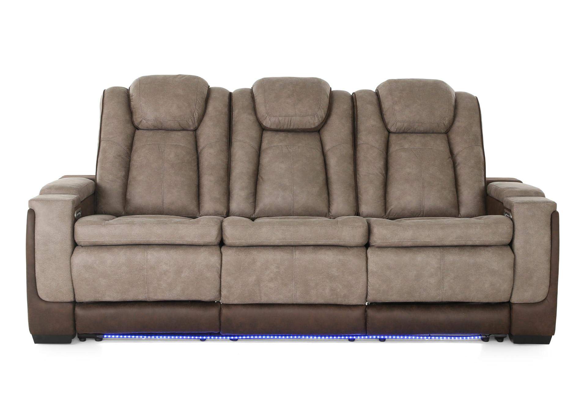 LANTANA ROCKY GREY/BROWN 2P POWER SOFA,ELEMENTS INTERNATIONAL GROUP, LLC