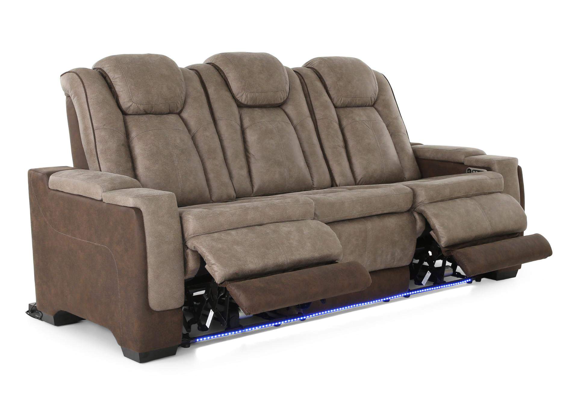 LANTANA ROCKY GREY/BROWN 2P POWER SOFA,ELEMENTS INTERNATIONAL GROUP, LLC