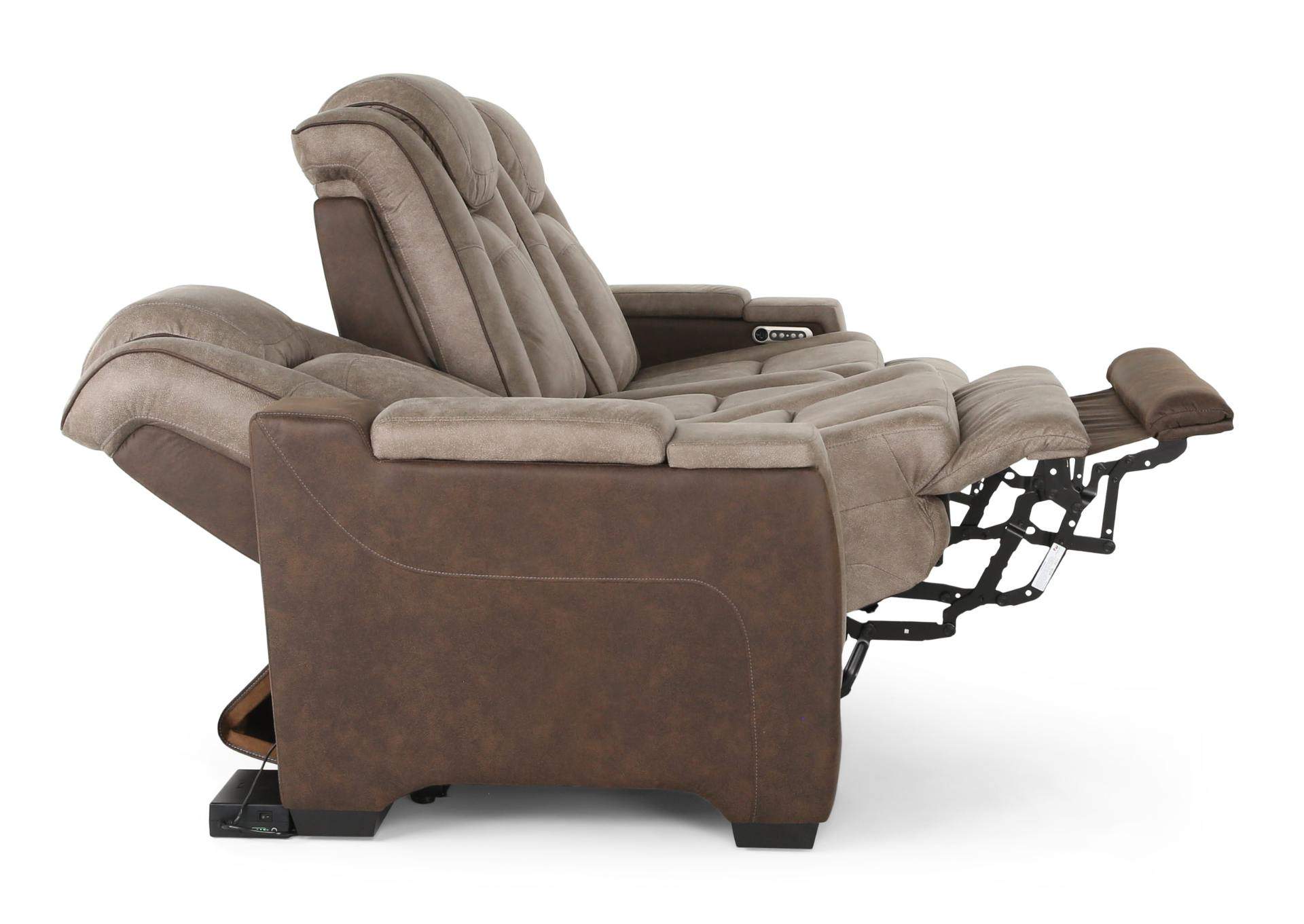 LANTANA ROCKY GREY/BROWN 2P POWER SOFA,ELEMENTS INTERNATIONAL GROUP, LLC