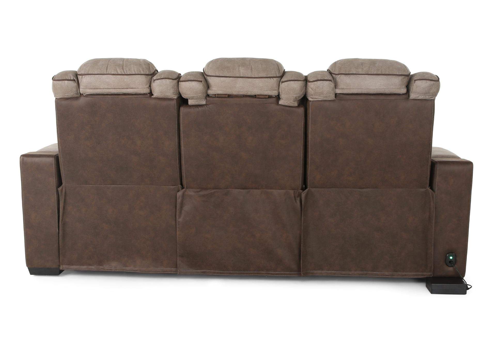 LANTANA ROCKY GREY/BROWN 2P POWER SOFA,ELEMENTS INTERNATIONAL GROUP, LLC