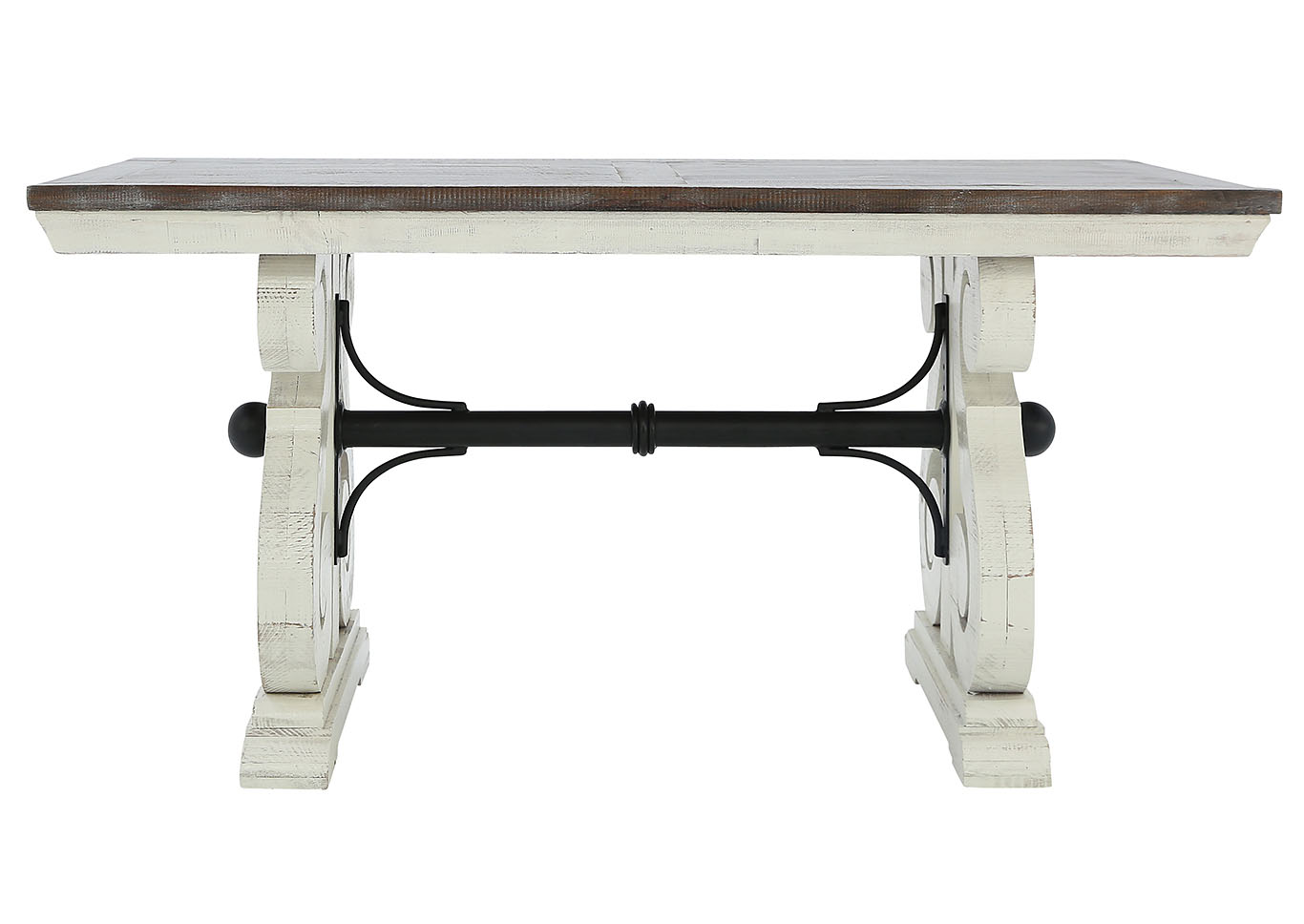 ORION DESK WITH IRON,RUSTIC IMPORTS