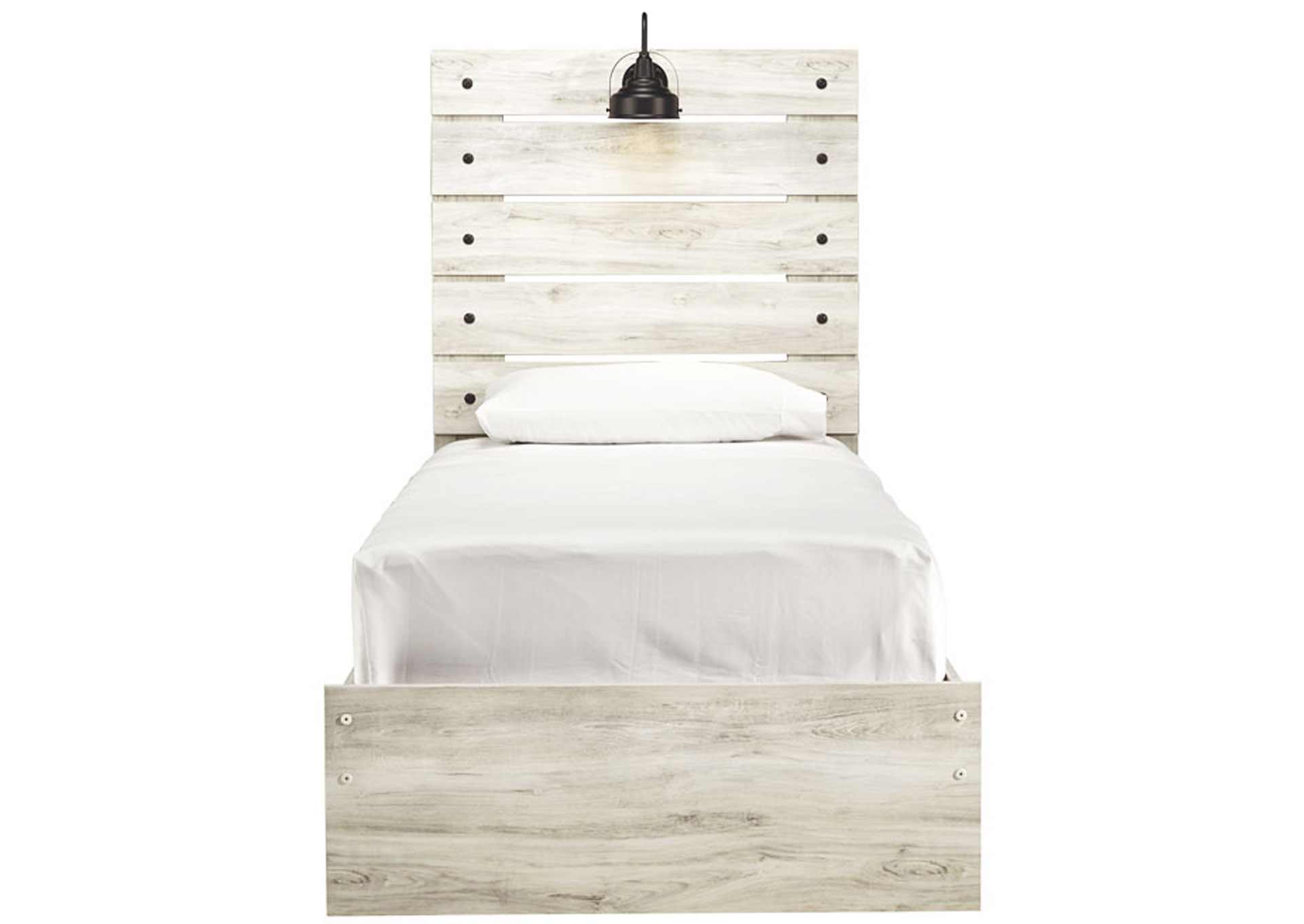 CAMBECK TWIN PANEL BED WITH LIGHT