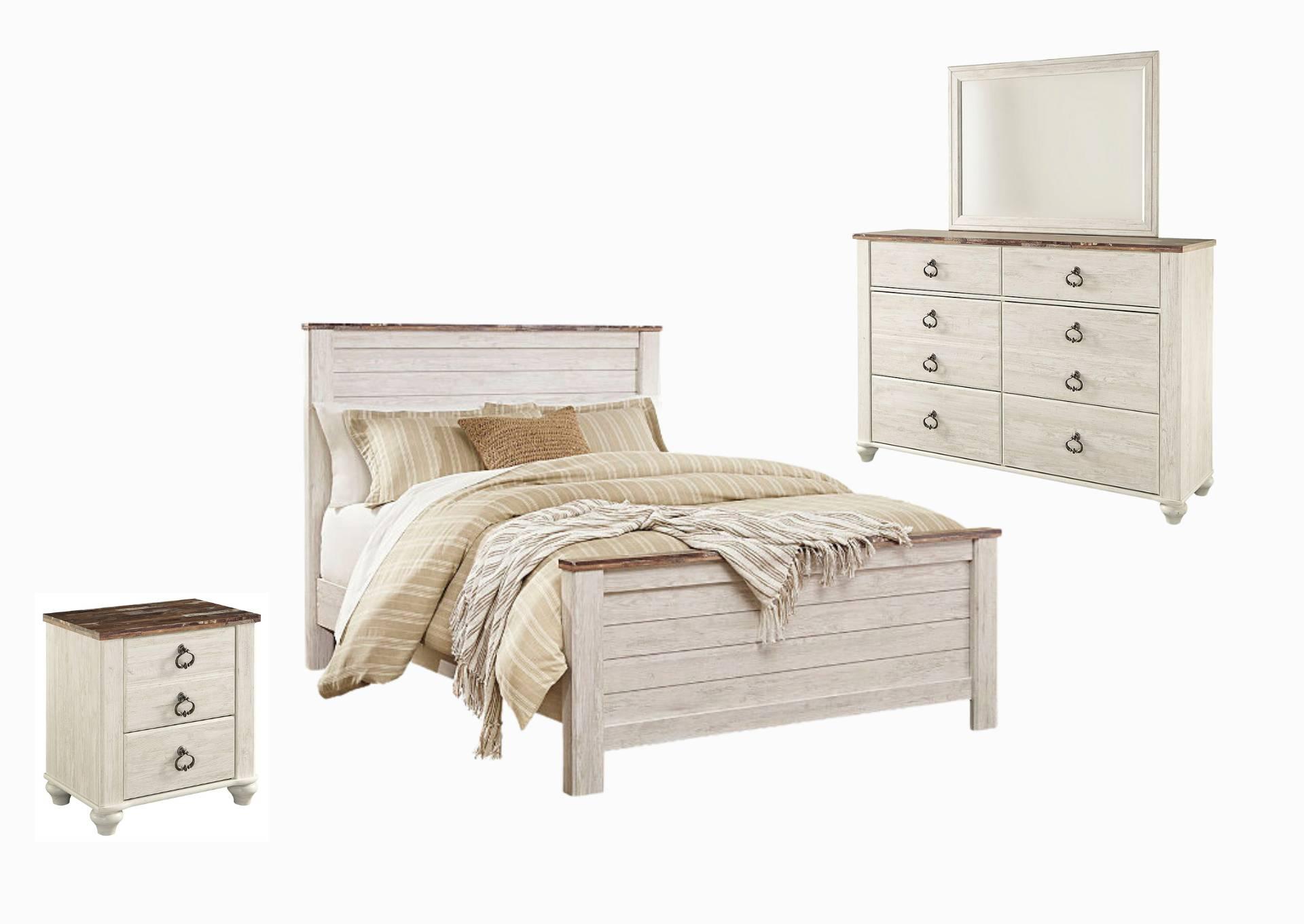 WILLOWTON FULL BEDROOM SET