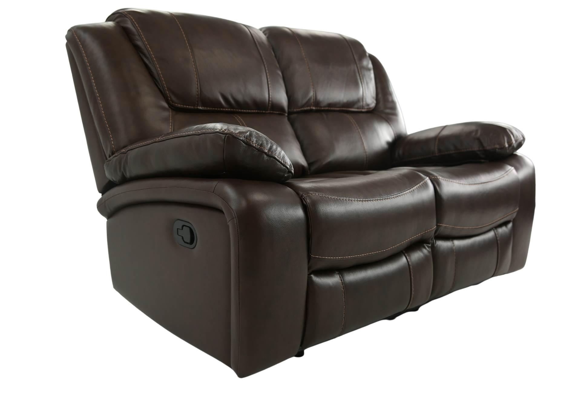 EASTON TOBACCO LEATHER RECLINING LOVESEAT,CHEERS