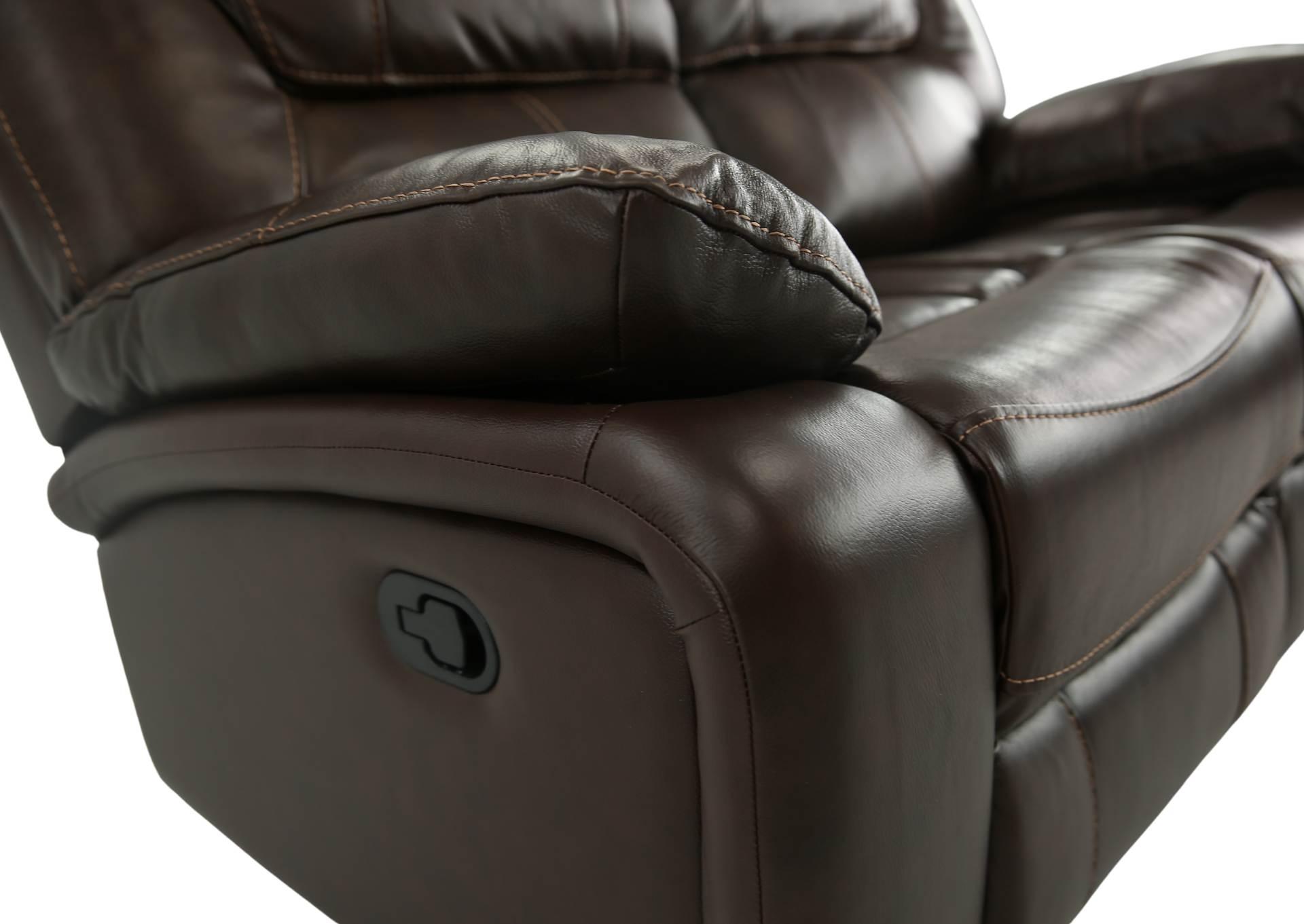 EASTON TOBACCO LEATHER RECLINING LOVESEAT,CHEERS