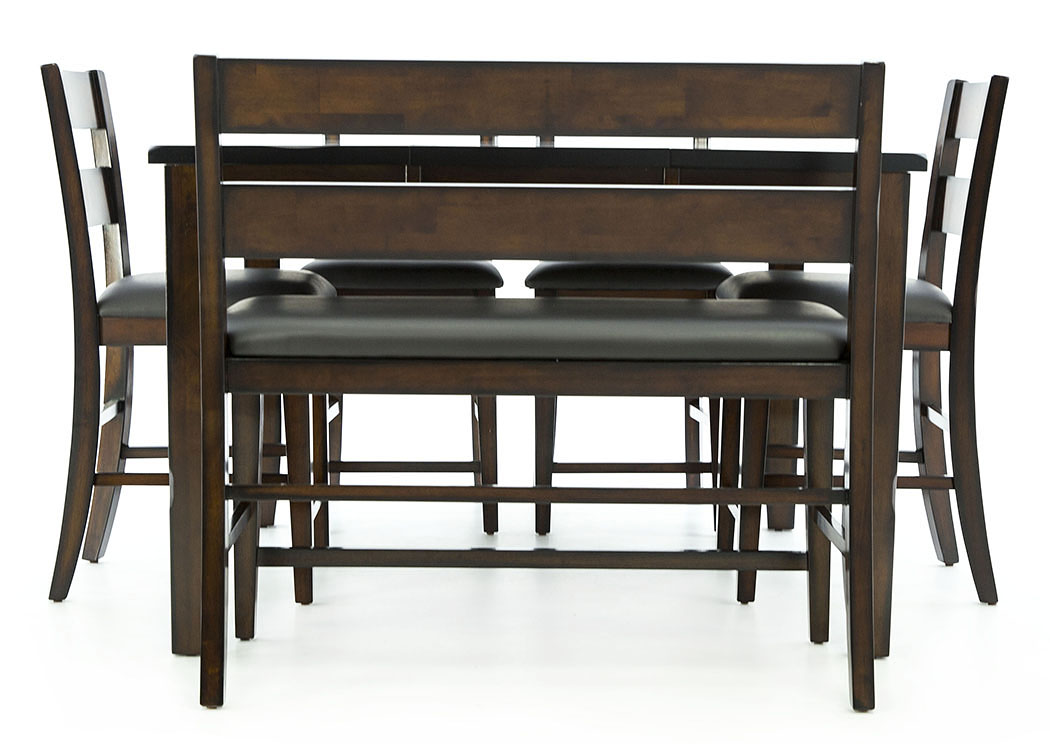 MALDIVES 6 PIECE COUNTER HEIGHT DINING SET