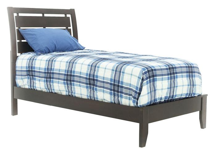 Evan Cherry Twin Bed Ivan Smith Furniture, Cherry Twin Bed Frame