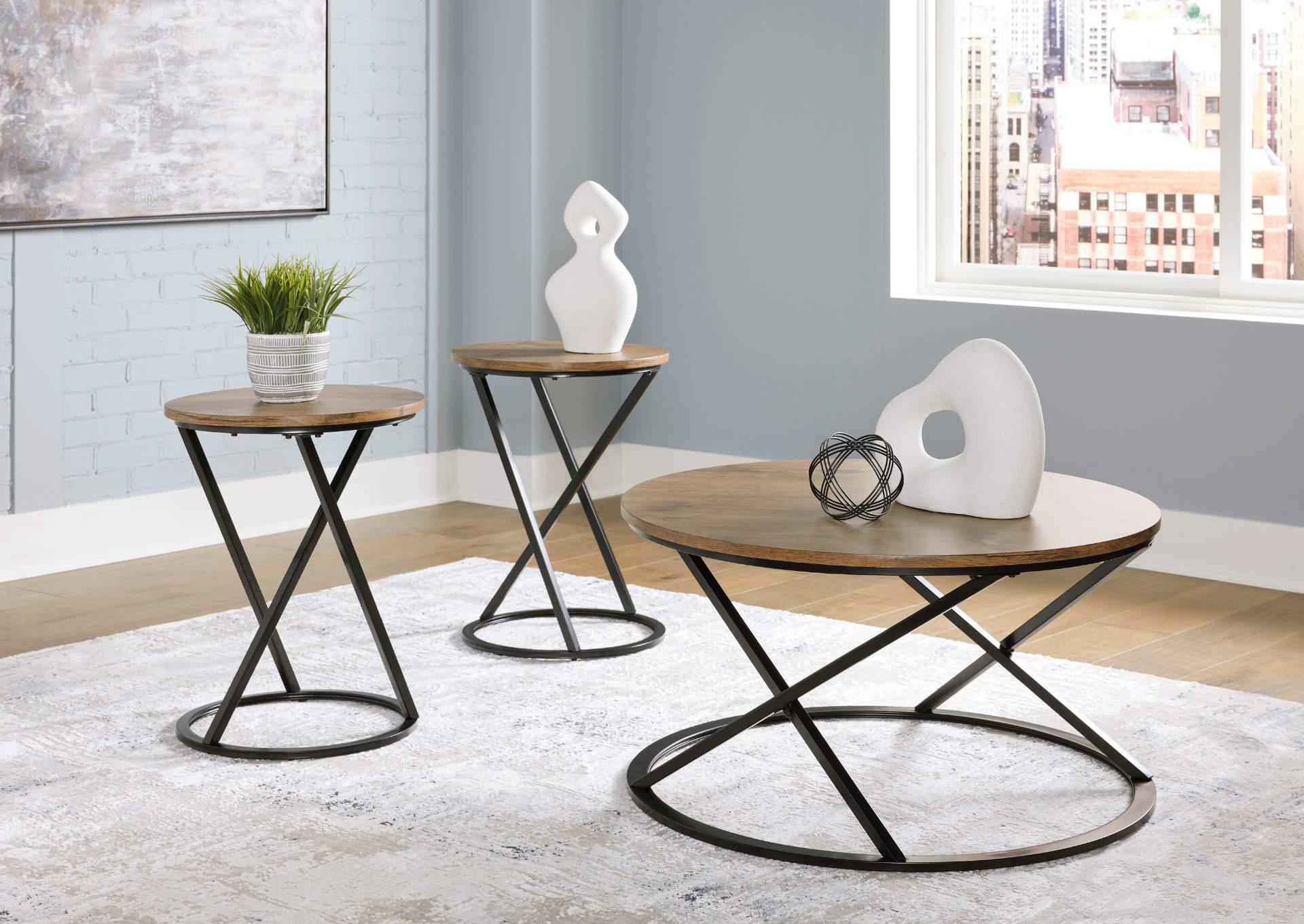 CASSBRYN 3 PIECE OCCASIONAL TABLE SET,ASHLEY FURNITURE INC.