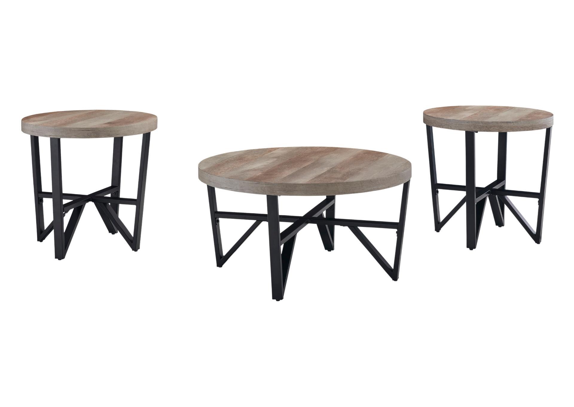 DEANLEE 3 PIECE OCCASIONAL TABLE SET,ASHLEY FURNITURE INC.