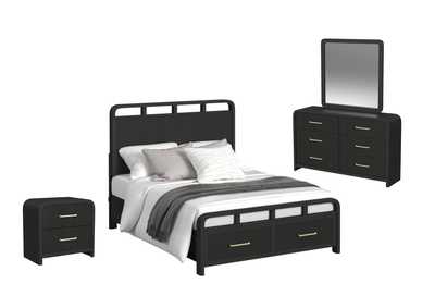 RIDGEMONT BLACK FULL BEDROOM