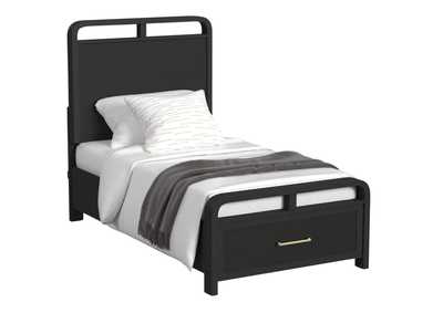 RIDGEMONT BLACK TWIN BED,ELEMENTS INTERNATIONAL GROUP, LLC