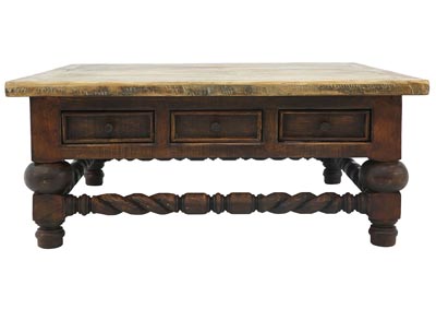 Image for ELLIS OLD WORLD TWO-TONE COCKTAIL TABLE