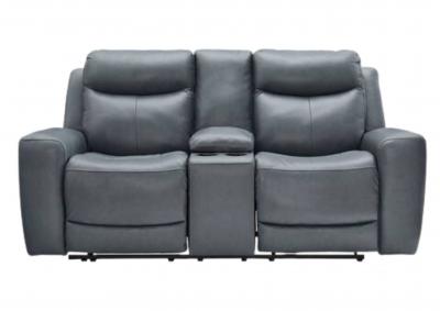 Image for MINDANAO STEEL LEATHER 2P POWER RECLINING LOVESEAT WITH CONSOLE
