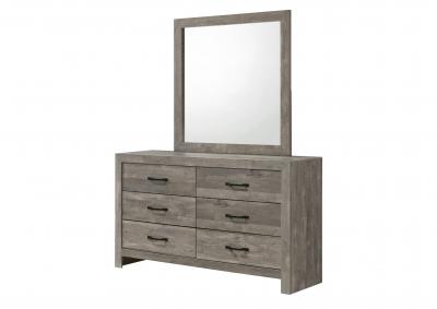 Image for ARIANNA GREY DRESSER AND MIRROR