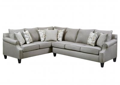 Image for BAY RIDGE 2 PIECE SECTIONAL GRAY