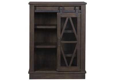 BRONFIELD BROWN ACCENT CABINET
