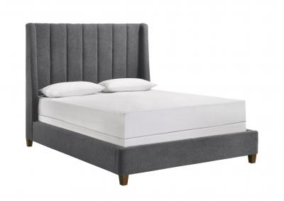 AGNES CHARCOAL KING BED,CROWN MARK INT.