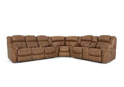 Image for HAYGEN ALMOND 3 PIECE 1P POWER SECTIONAL